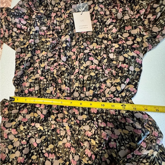 Women's LC Lauren Conrad Ruffle Button Front Mini Dress - Picture 8 of 14